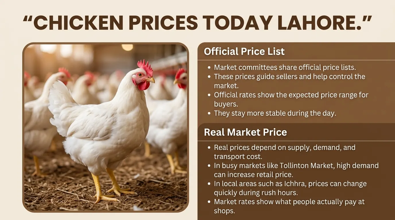 Chciken Rate Today In Lahore