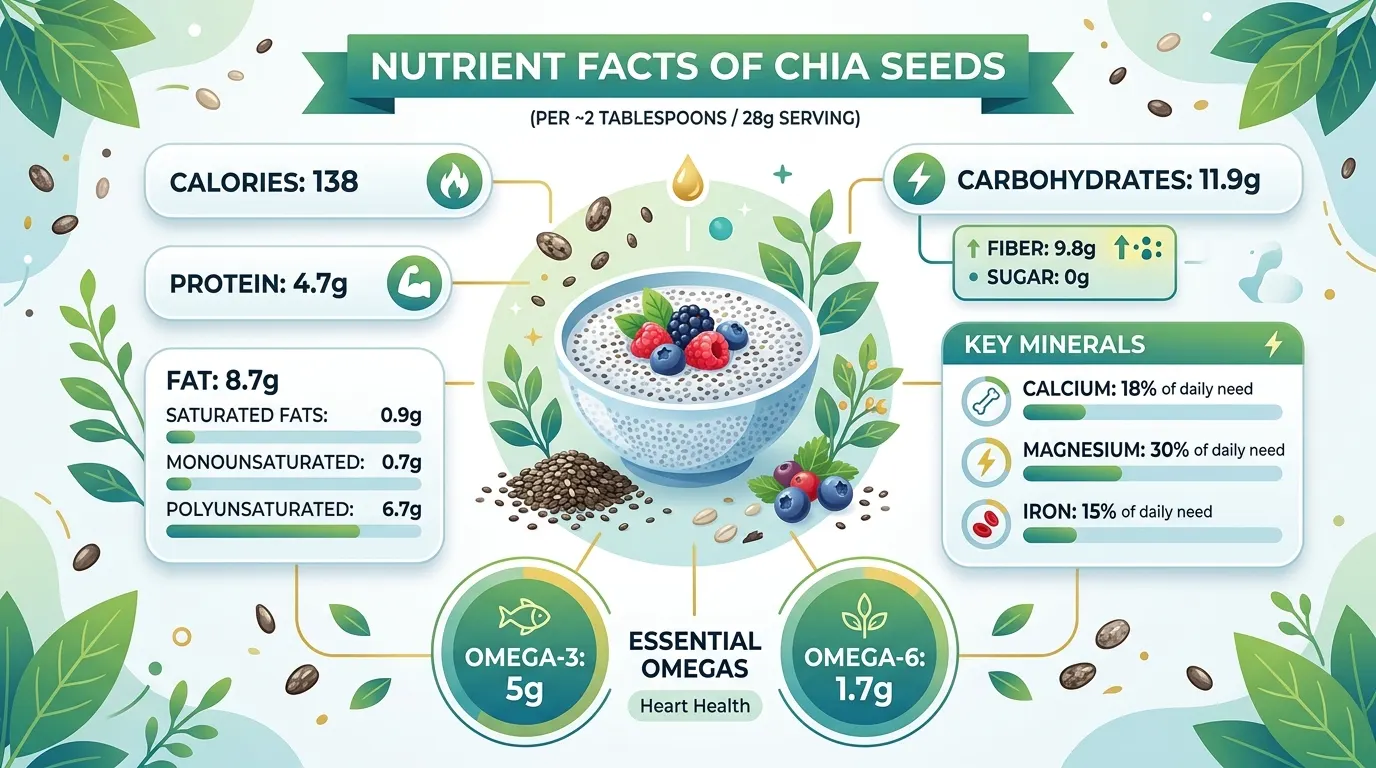 Nutrient Facts of Chia Seeds