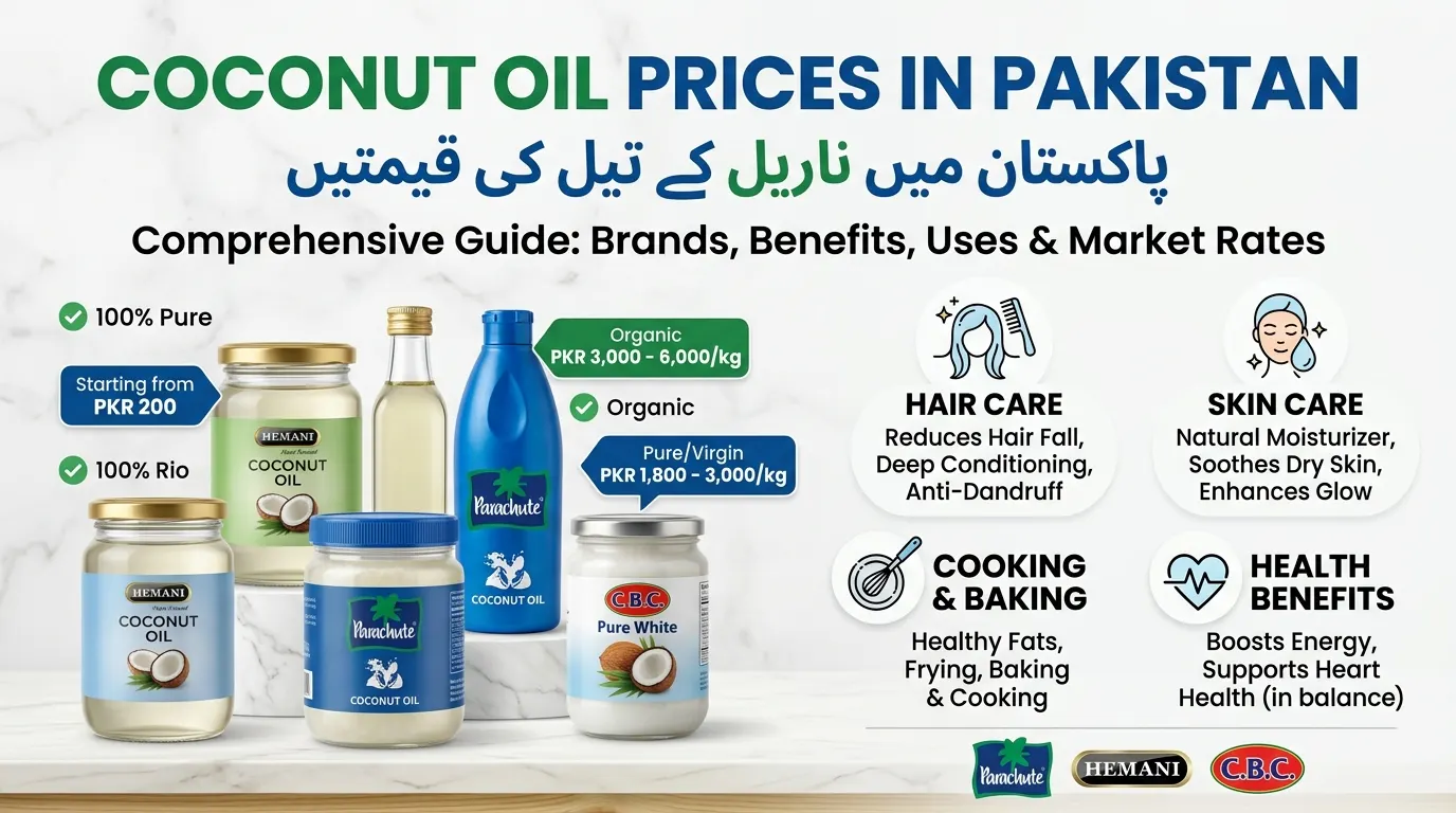 Coconut Oil Prices in Pakistan