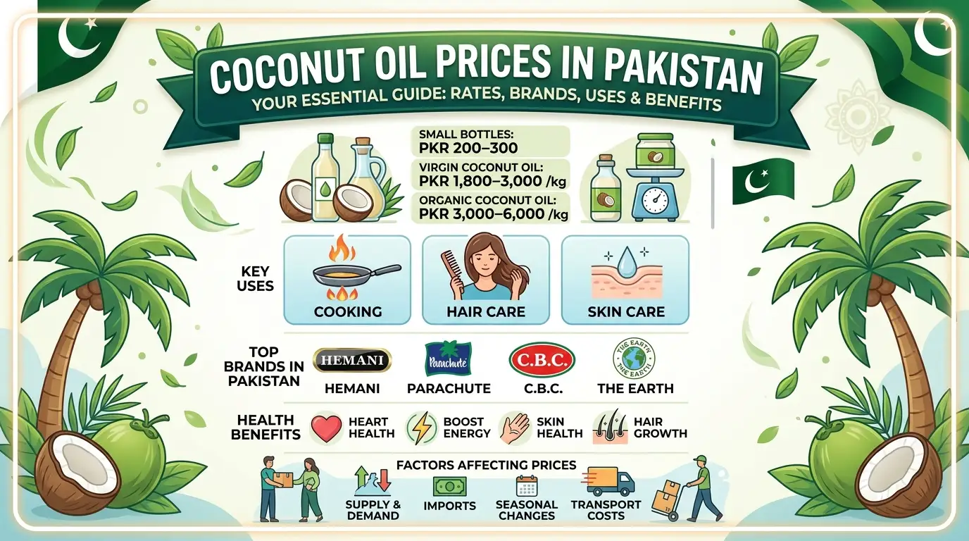 Coconut Oil Prices in Pakistan