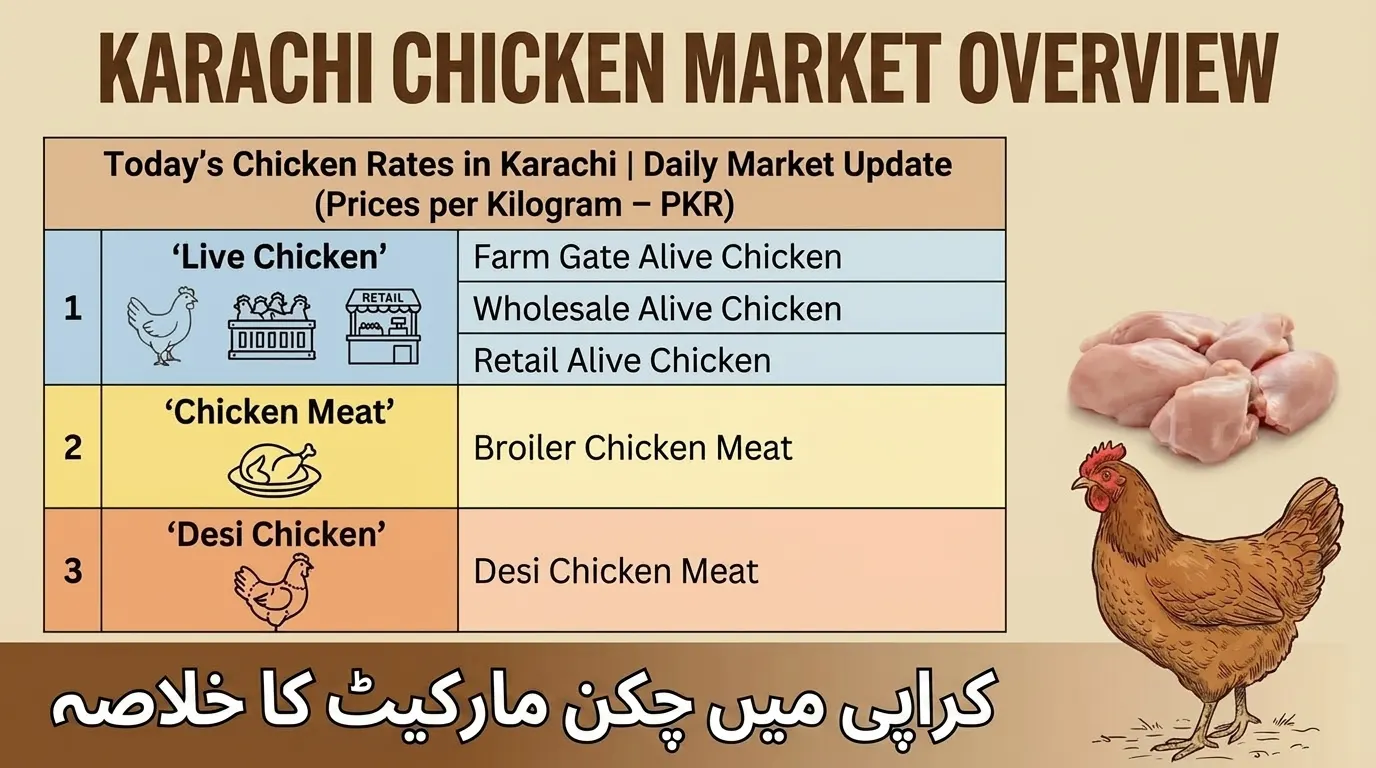 Chicken rate in Karachi