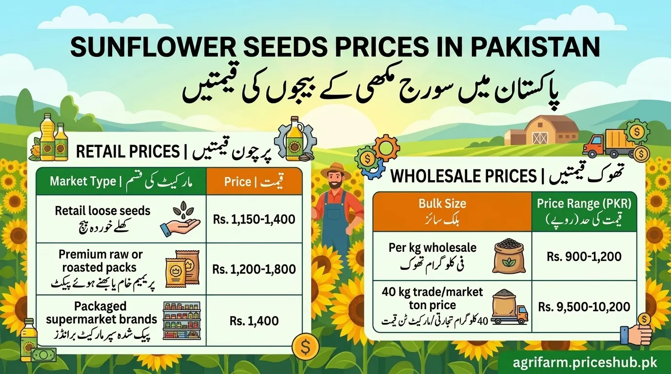 Sunflower Seeds Prices in Pakistan 